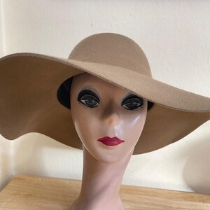 Accessorize Brown Velvet Floppy Hat Boho Wide Brim Festival Hat Vintage Velvet Bucket Hat Brown Silk Bld Burnout Boho  main image 4