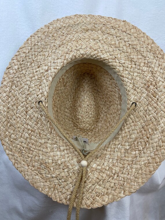 Raffia 4.5 Inch Large Brim Sun Hat With 