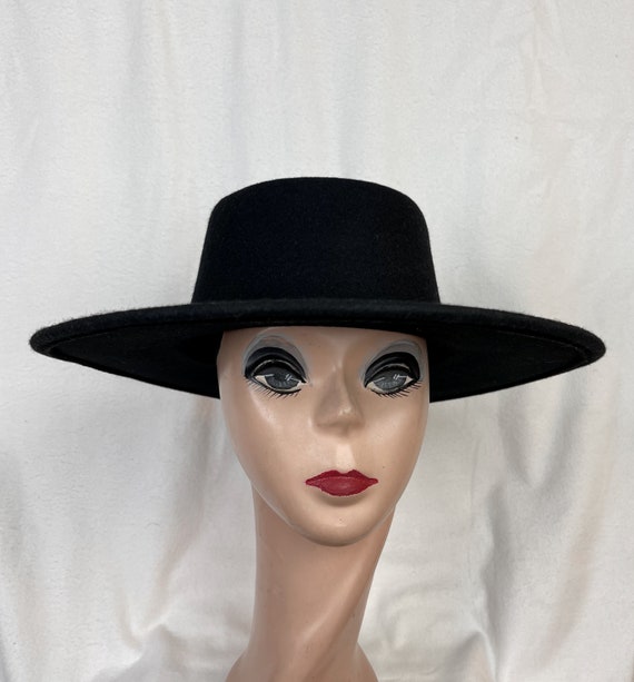 5 inch brim felt hat hotsell