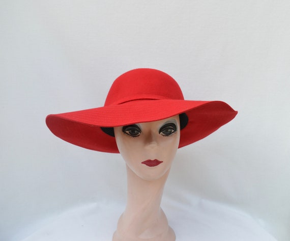 large floppy felt hat