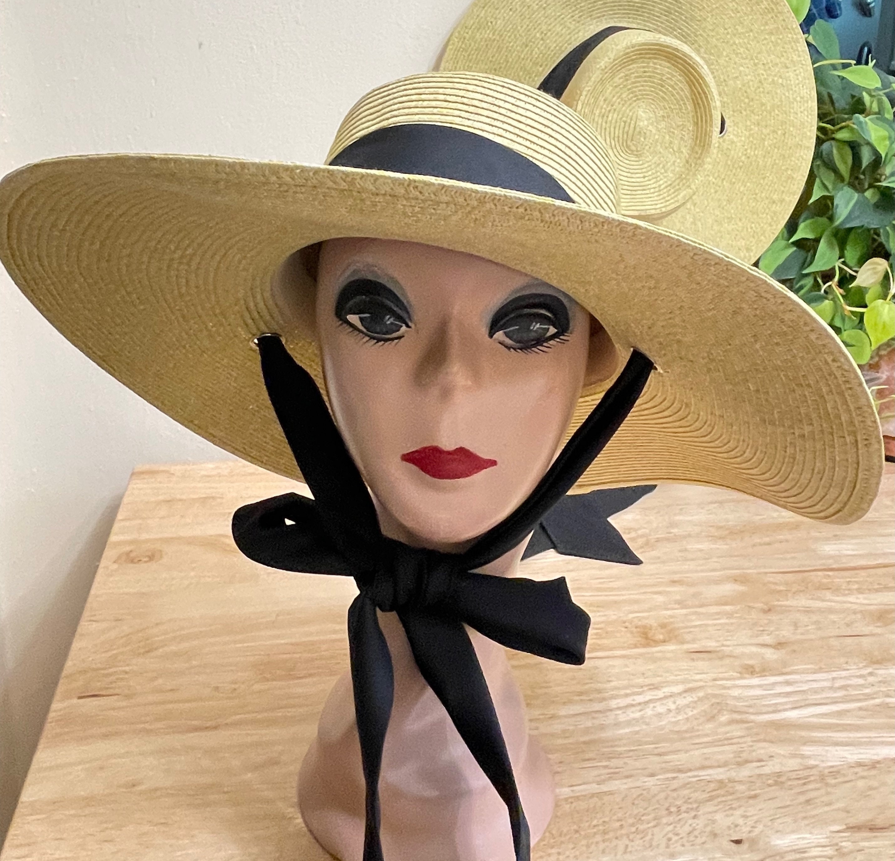 帽子 KAKOI RIBBON WIDE BRIM BOWLER HAT KAKOI RIBBON WIDE BRIM BOWLER HAT