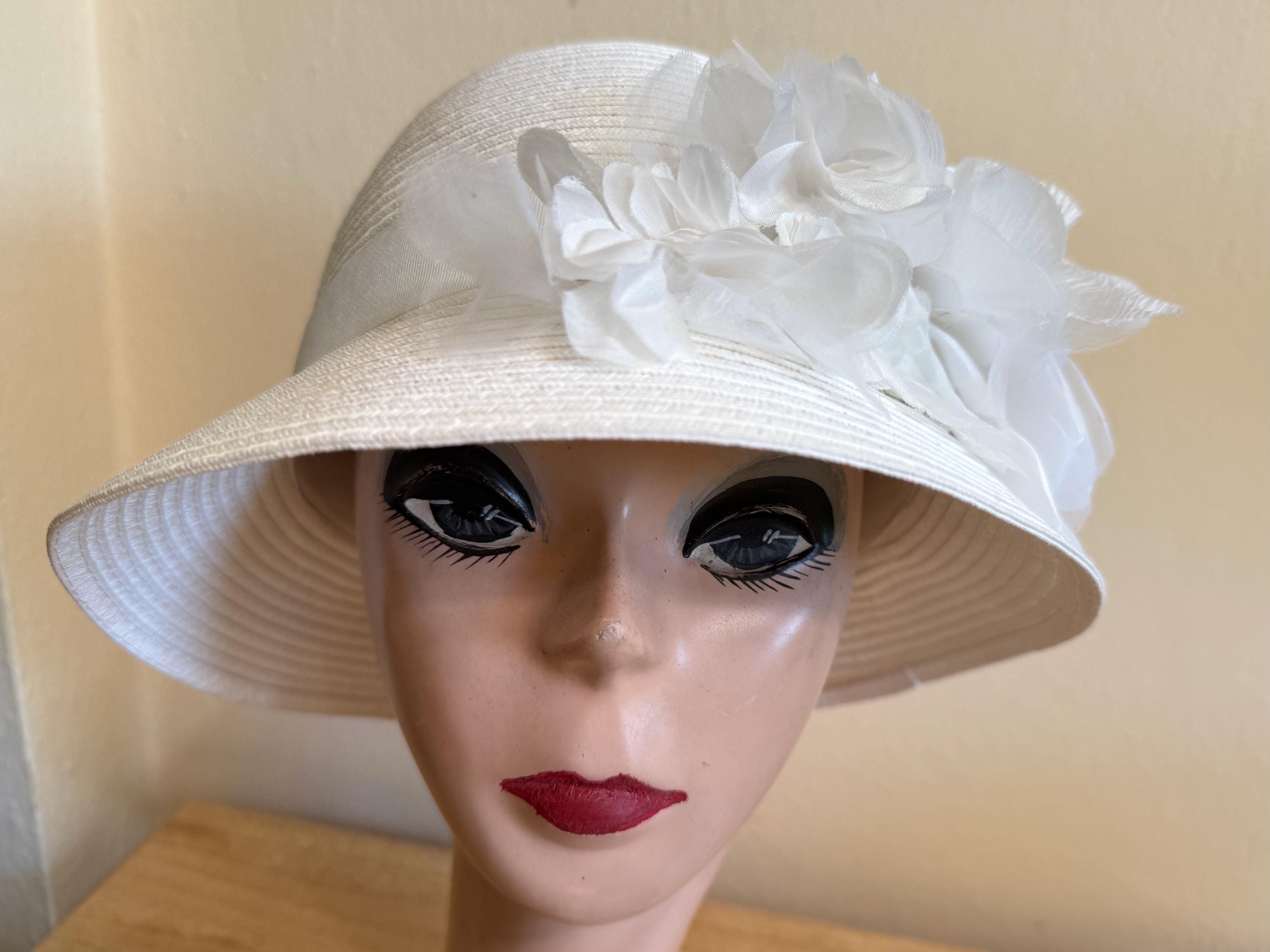 1920s White Sun Hat - Etsy