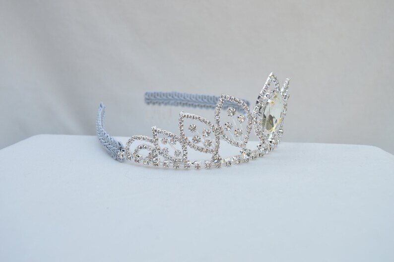 Silver Rhinestone Tiara Girls Rhinestone Tiara Flower Girl Tiara Princess Tiara Cosume Tiara Tiara