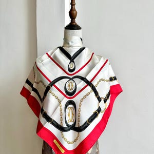 Must De Cartier silk scarf