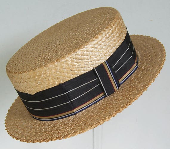 7 1/8 - Vintage Summer Straw Men's Boater