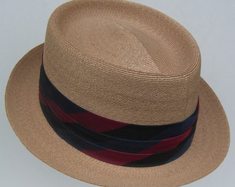 7 3/8 - Vintage Charles Knox Summer Straw Men's Hat