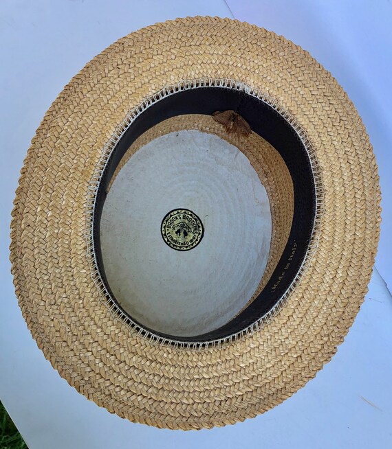 brooks brothers boater hat