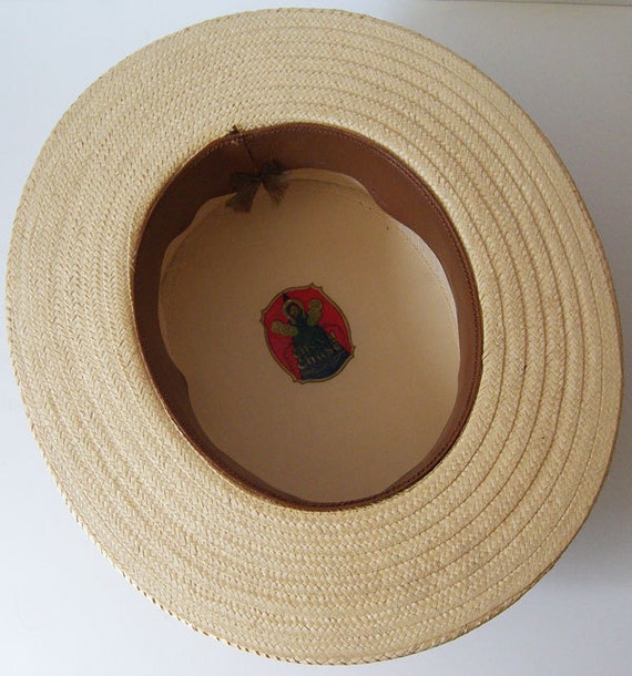 22" - Vintage Chevy Chase Summer Straw Men's Boat… - image 4