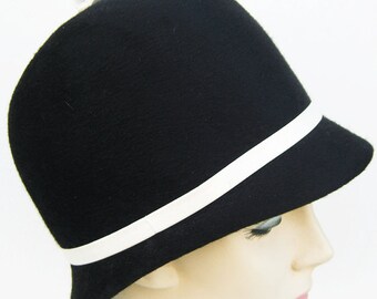 Vintage Designer Mr. John Pace Setters Fur Felt Mod Women's Hat