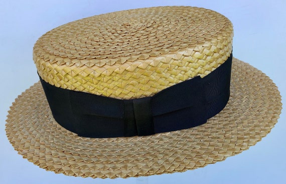 23" - Vintage Stetson Men's Straw Boater
