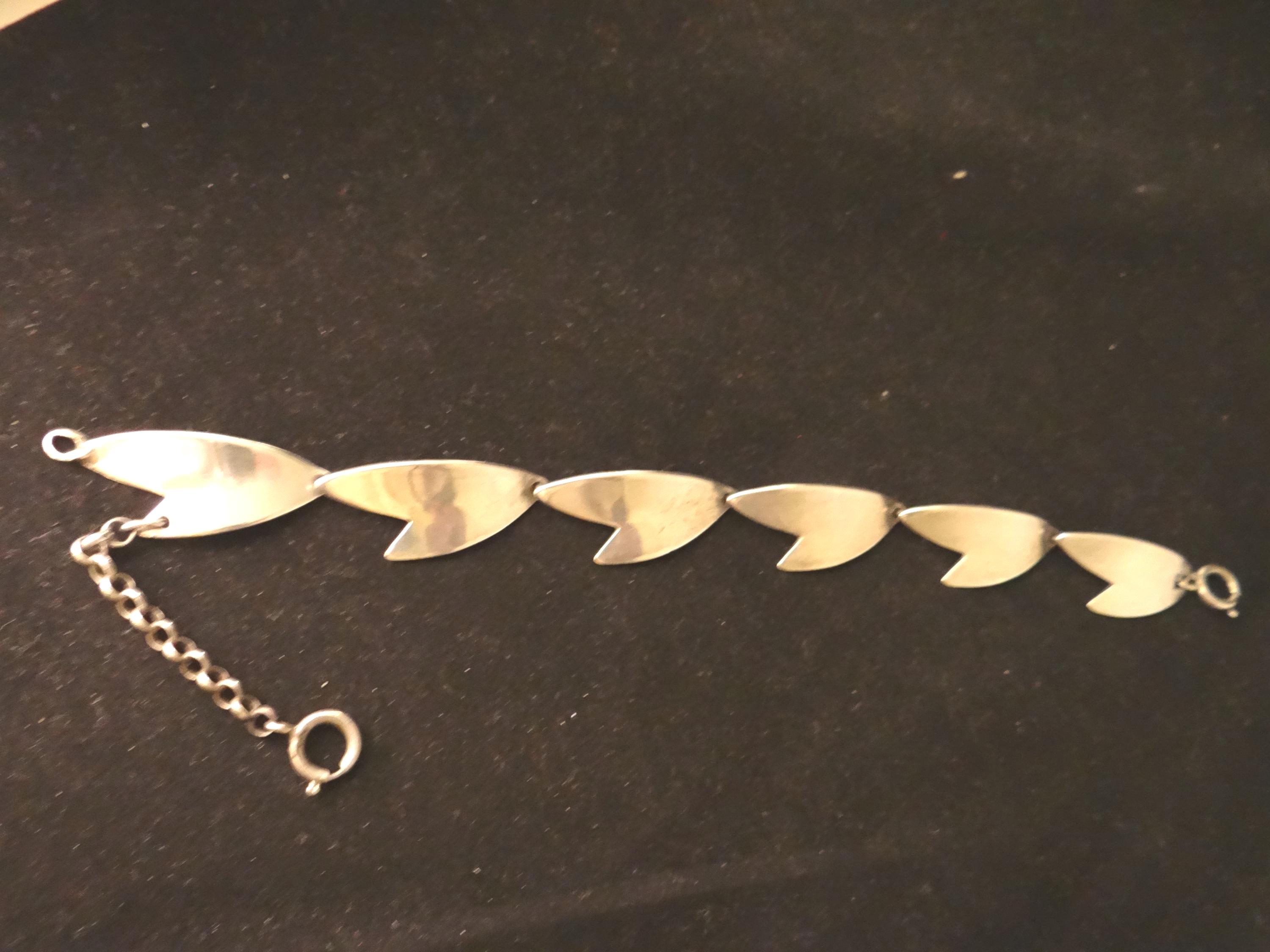 Vintage Rare Arne Johansen Sterling Silver 925 Bracelet Denmark 