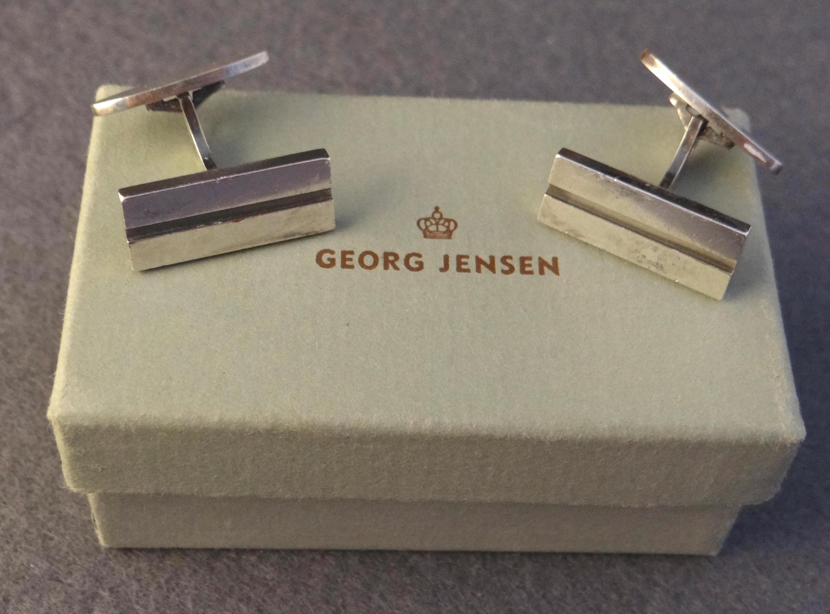 ジョージジェンセンDENMARK Vintage GEORG JENSEN #114 Sterling Silver 925S Cufflinks Denmark