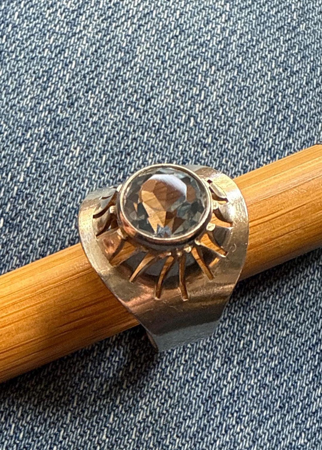 Rings With Rocks Vintage Signed Silver 835 Ring With Rock Crystal Ring Sweden - Etsy