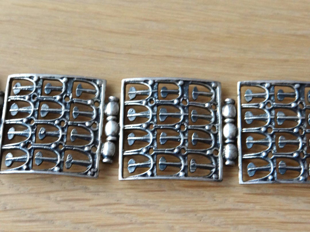 Vintage Jorma Laine Kultateollisuus Ky Modernist Finland Bracelet