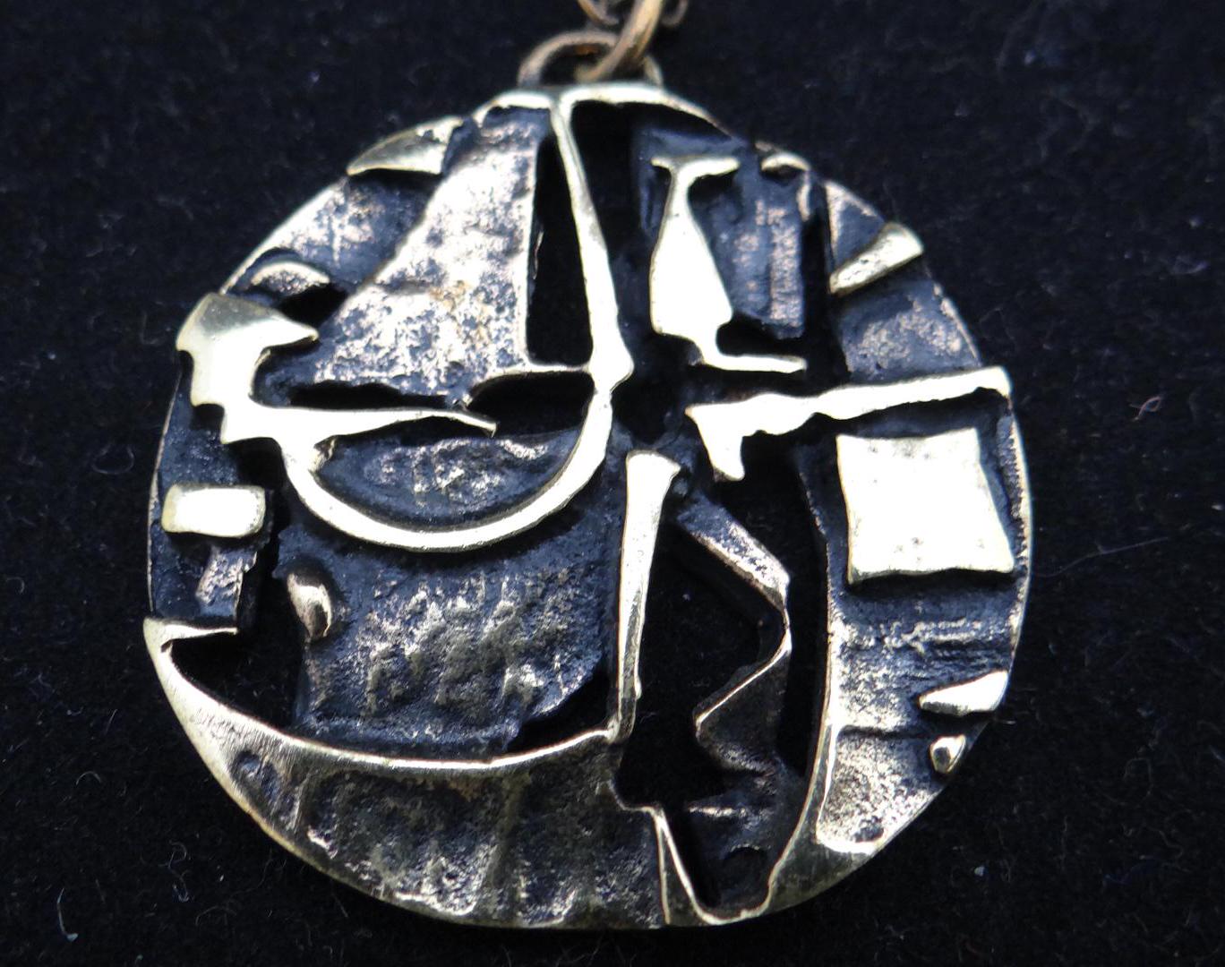 JORMA LAINE フィンランドヴィンテージ 830 シルバーペンダント Vintage BRONZE JORMA LAINE Pendant and Chain Finland - Etsy