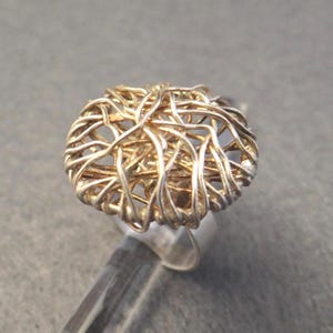 vintage modern sterling silver 925 ring Sweden