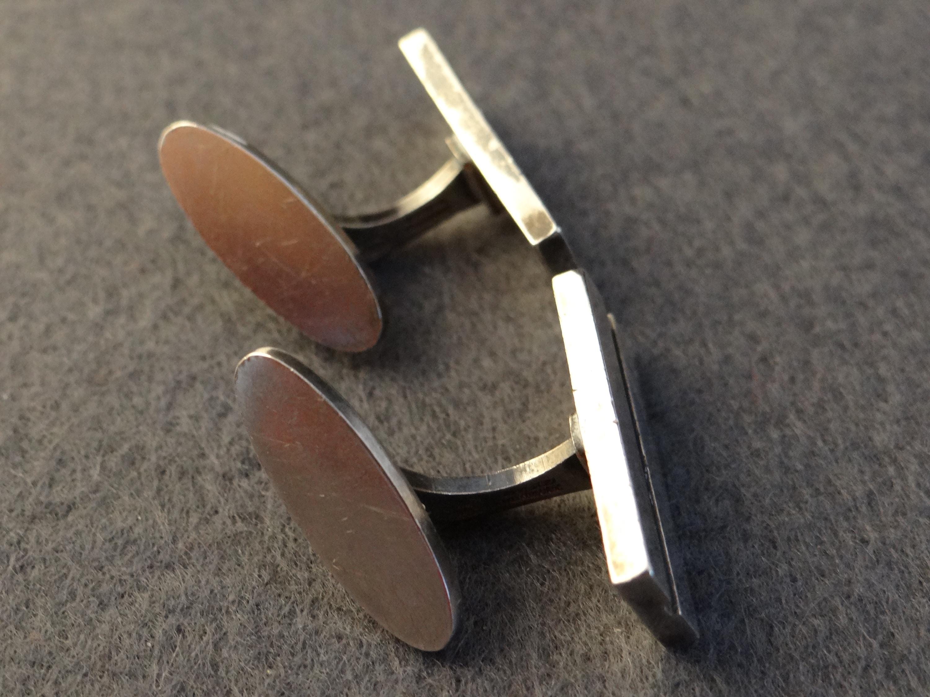 Vintage GEORG JENSEN #114 Sterling Silver 925S Cufflinks Denmark