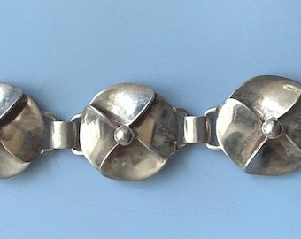 BROCHE ANCIENNE En Argent JOHN L LAURITZEN DENMARK - Bijou Vintage Occasion