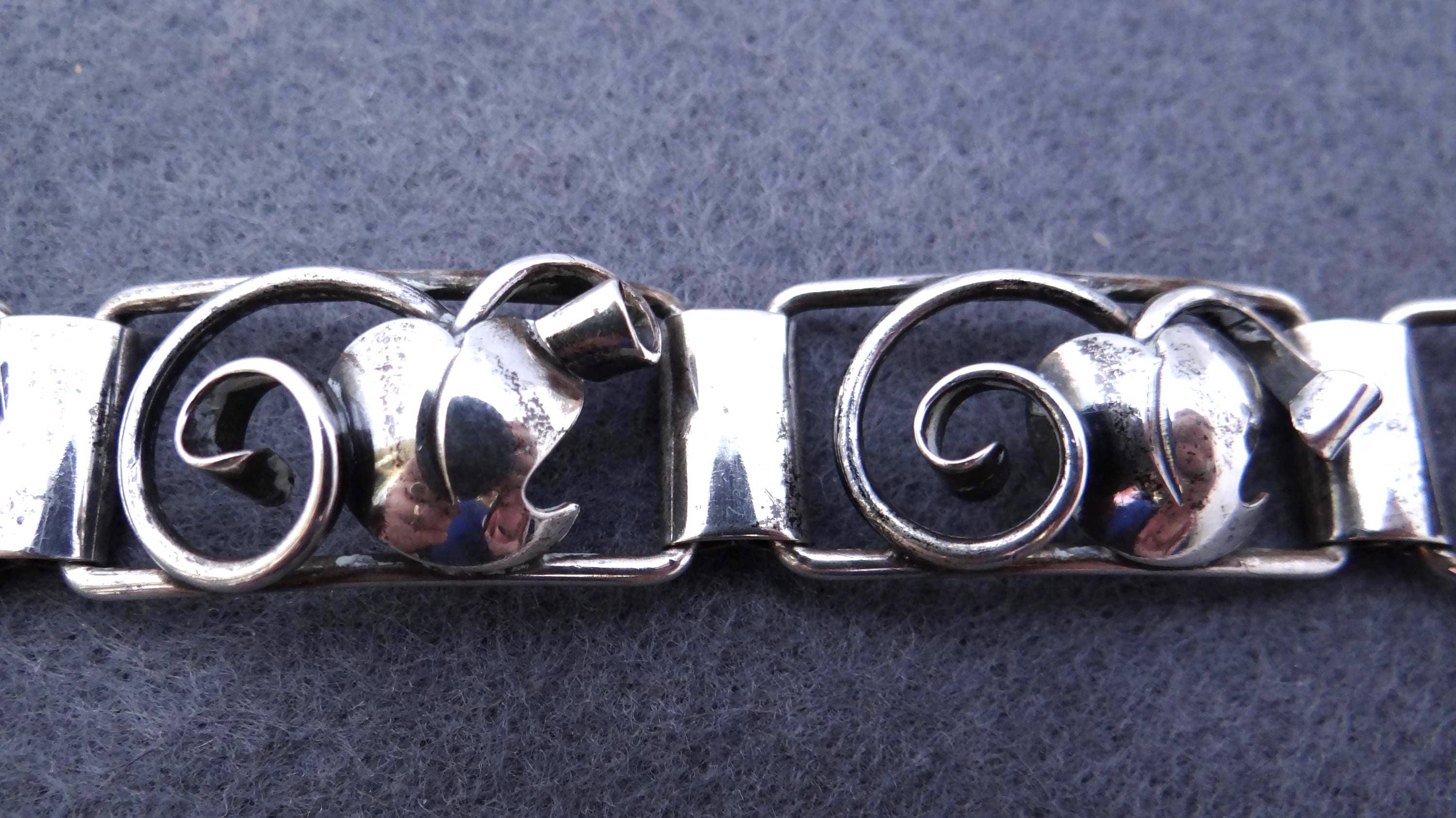 Vintage John Rasmussen Silver 830 Bracelet Denmark - Etsy