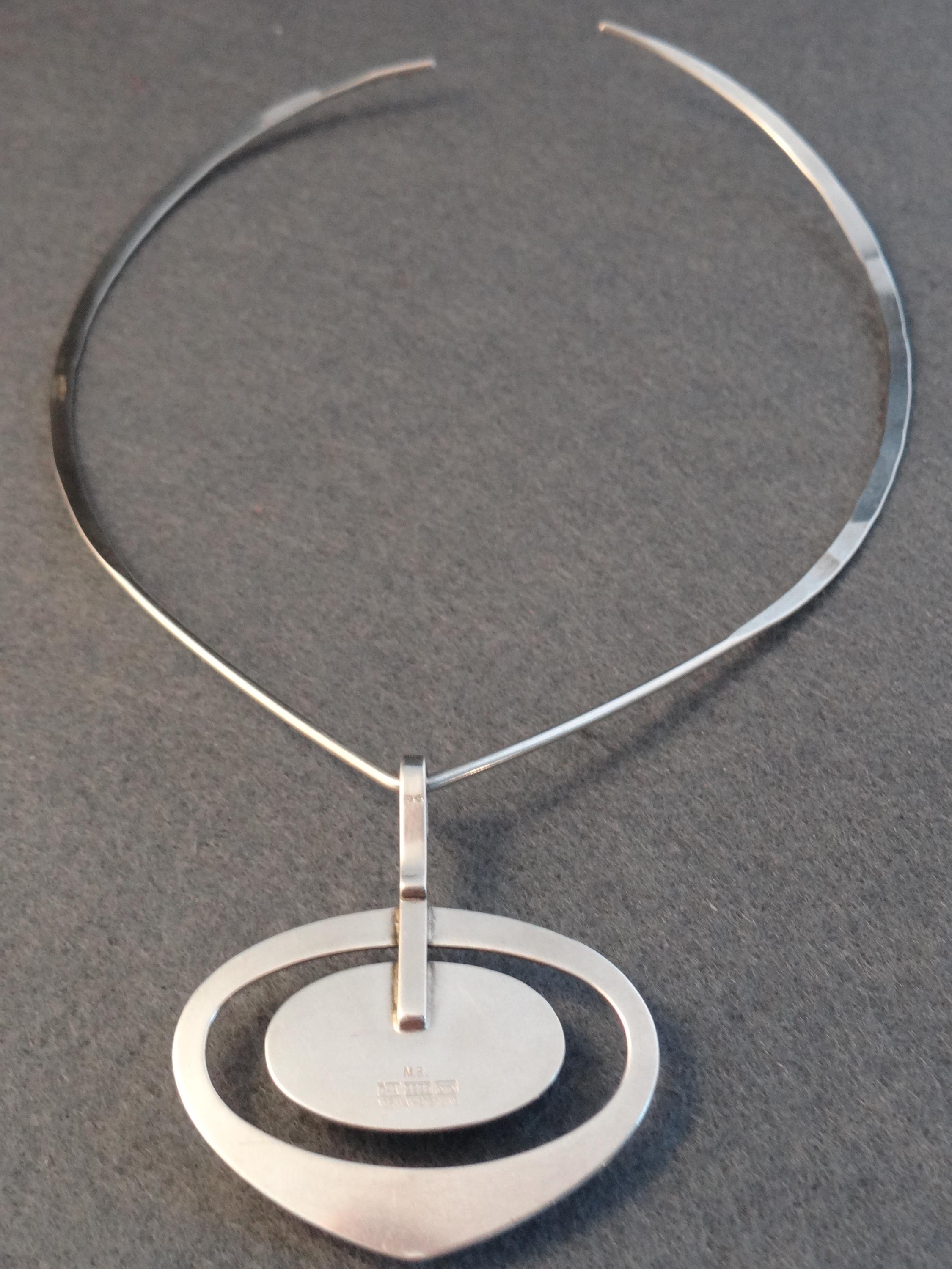 Vintage DAVID ANDERSEN by Marianne Berg Sterling Silver 925 En
