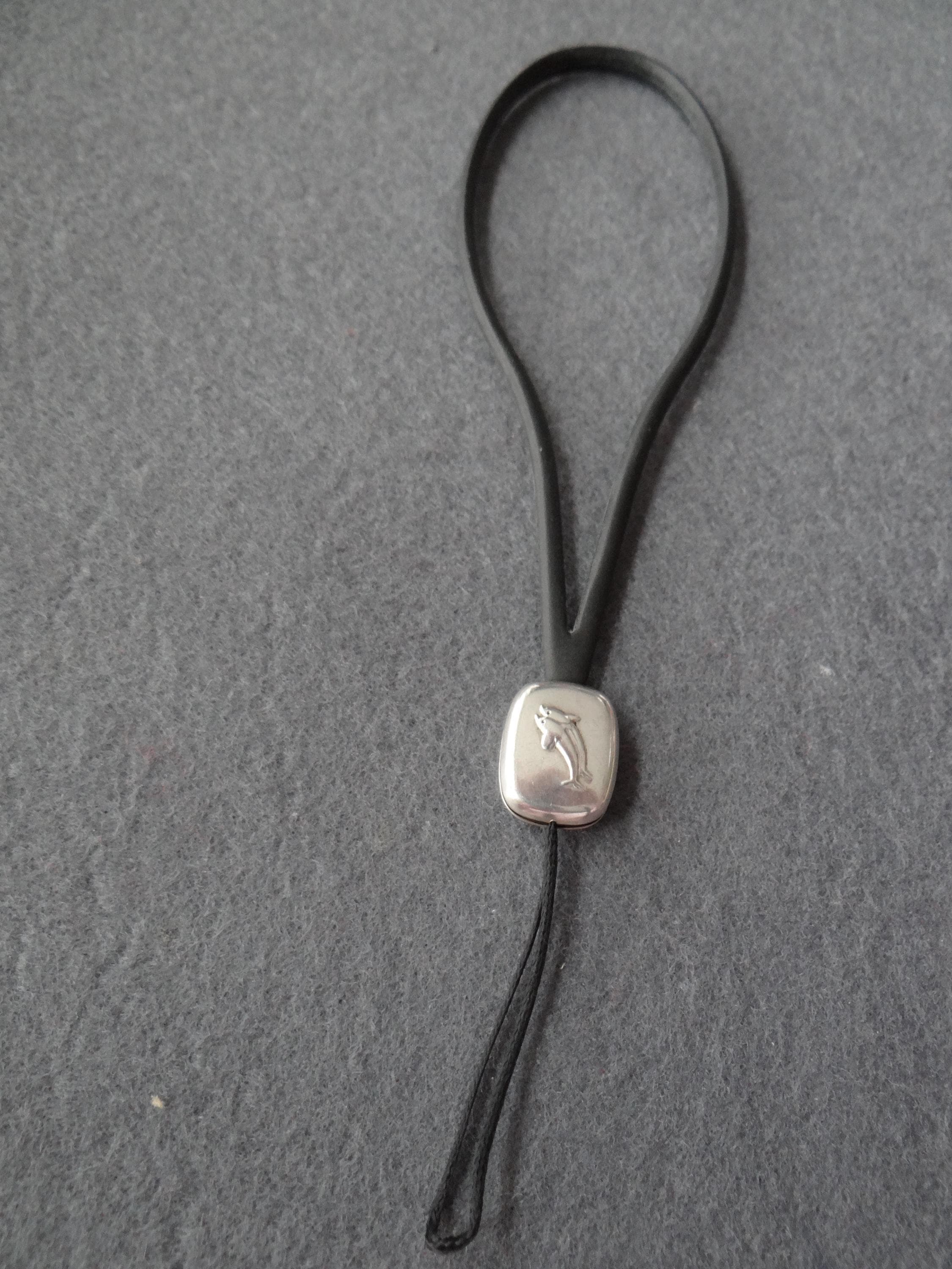 Georg Jensen Sterling Silver 925S Key Chain With Dolphins Denmark
