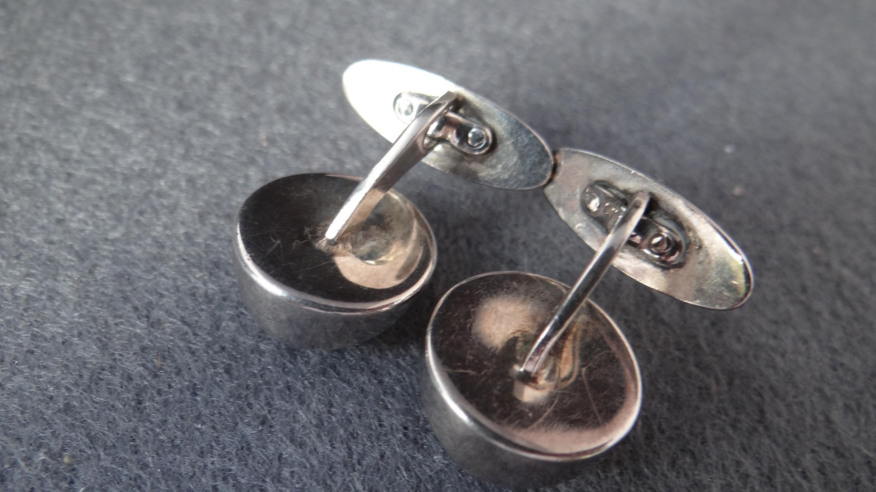 Vintage Carl Ove Frydensberg Sterling Silver 925S Cufflinks