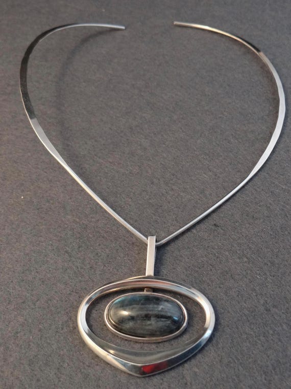 Vintage DAVID ANDERSEN by Marianne Berg Sterling Silver 925 En