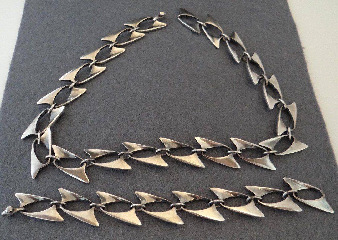 SET GEORG JENSEN #273 Henning Koppel Sterling Silver 925S Necklace