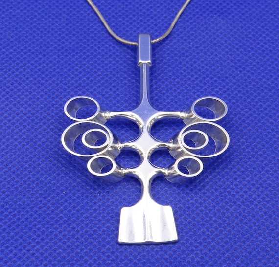 Vintage David Andersen Sterling Silver 925S Pendant and Chain