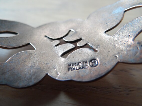 vintage Germud Paaer for Kaleva Koru bronze “Iku-Turso” bangle bracelet Finland View 5