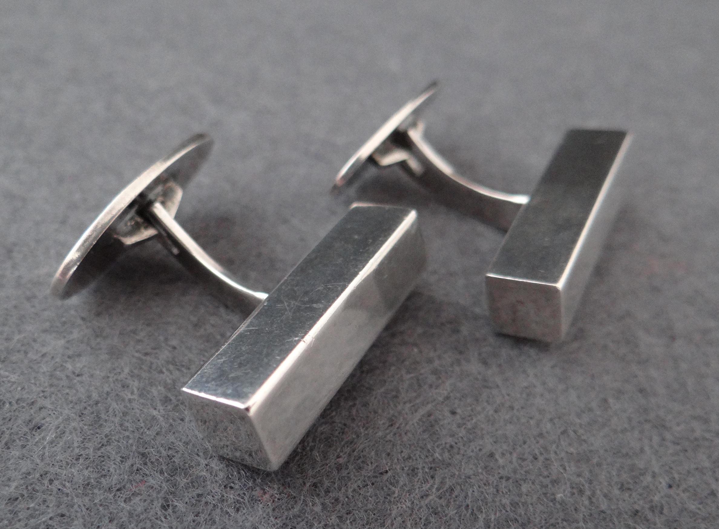 ★MONTBLANC★ カフリンクス カフス ロゴ 長方形 シルバー ブラック Mont blanc cufflinks - Etsy 日本