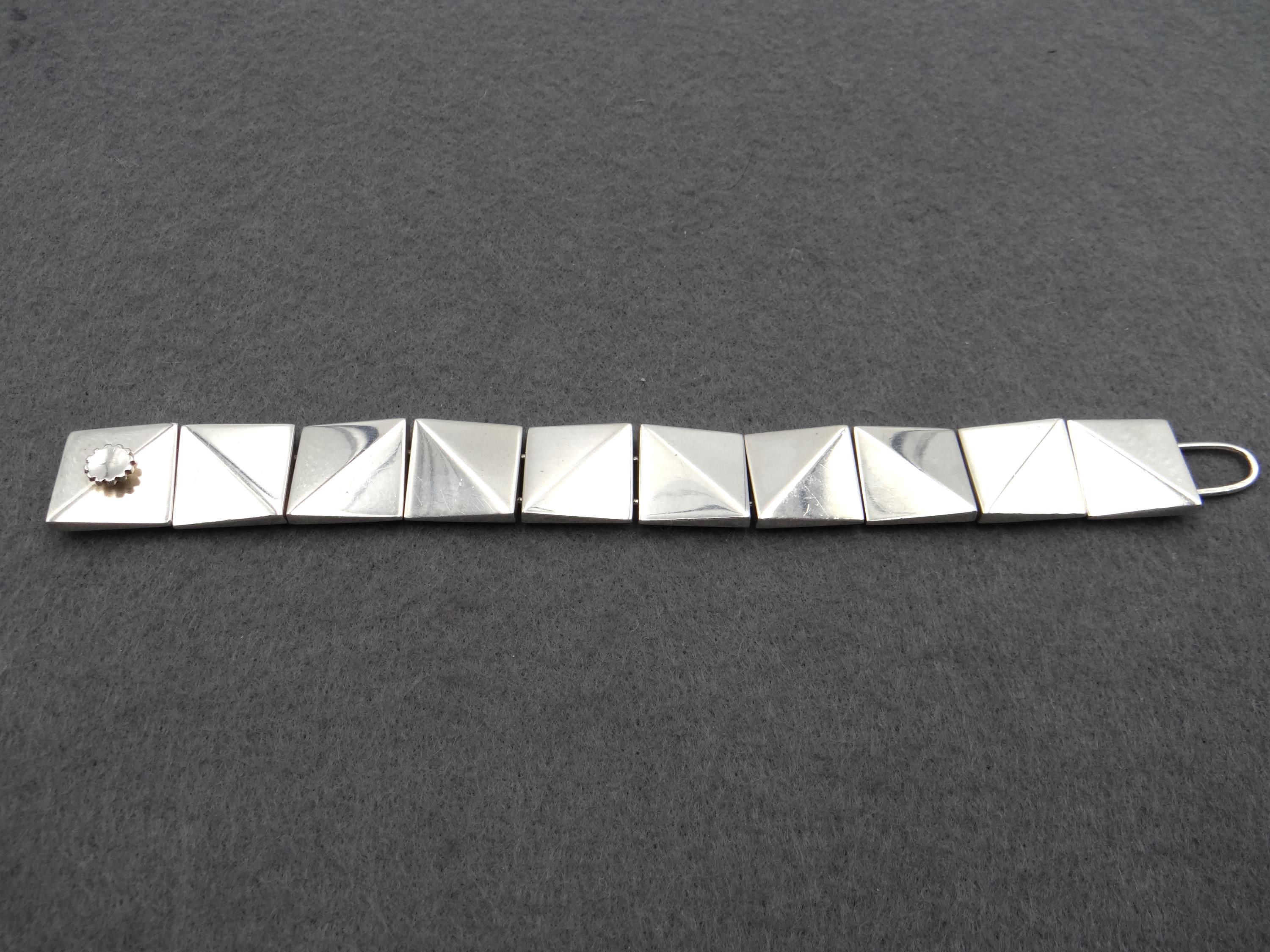 Very Rare Heavy (78 Grams) Hans Hansen Sterling Silver 925s