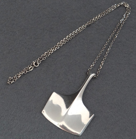 Rare DAVID ANDERSEN Sterling Silver 925-pendant and Chain Norwey