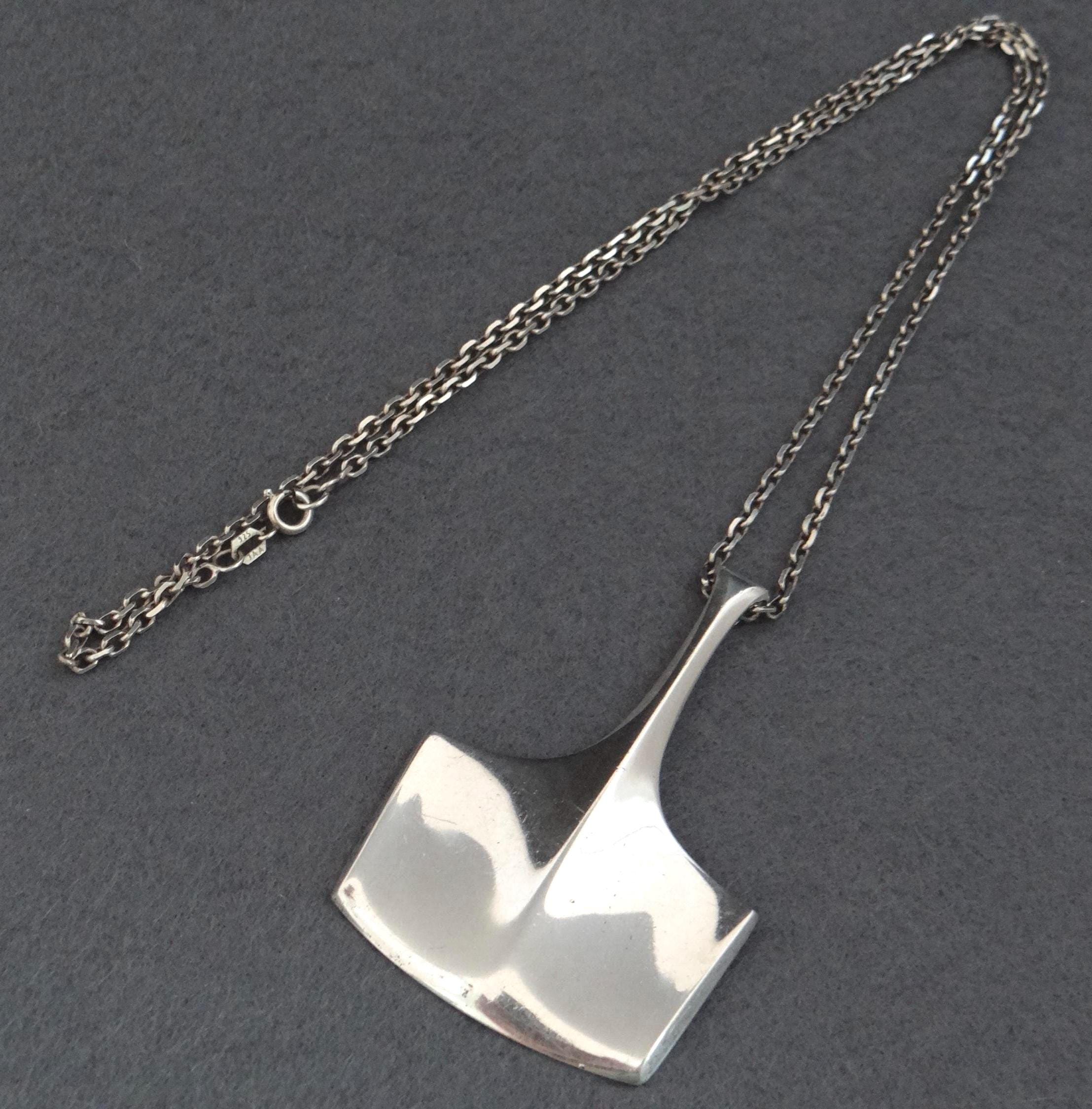 Rare DAVID ANDERSEN Sterling Silver 925-pendant and Chain Norwey