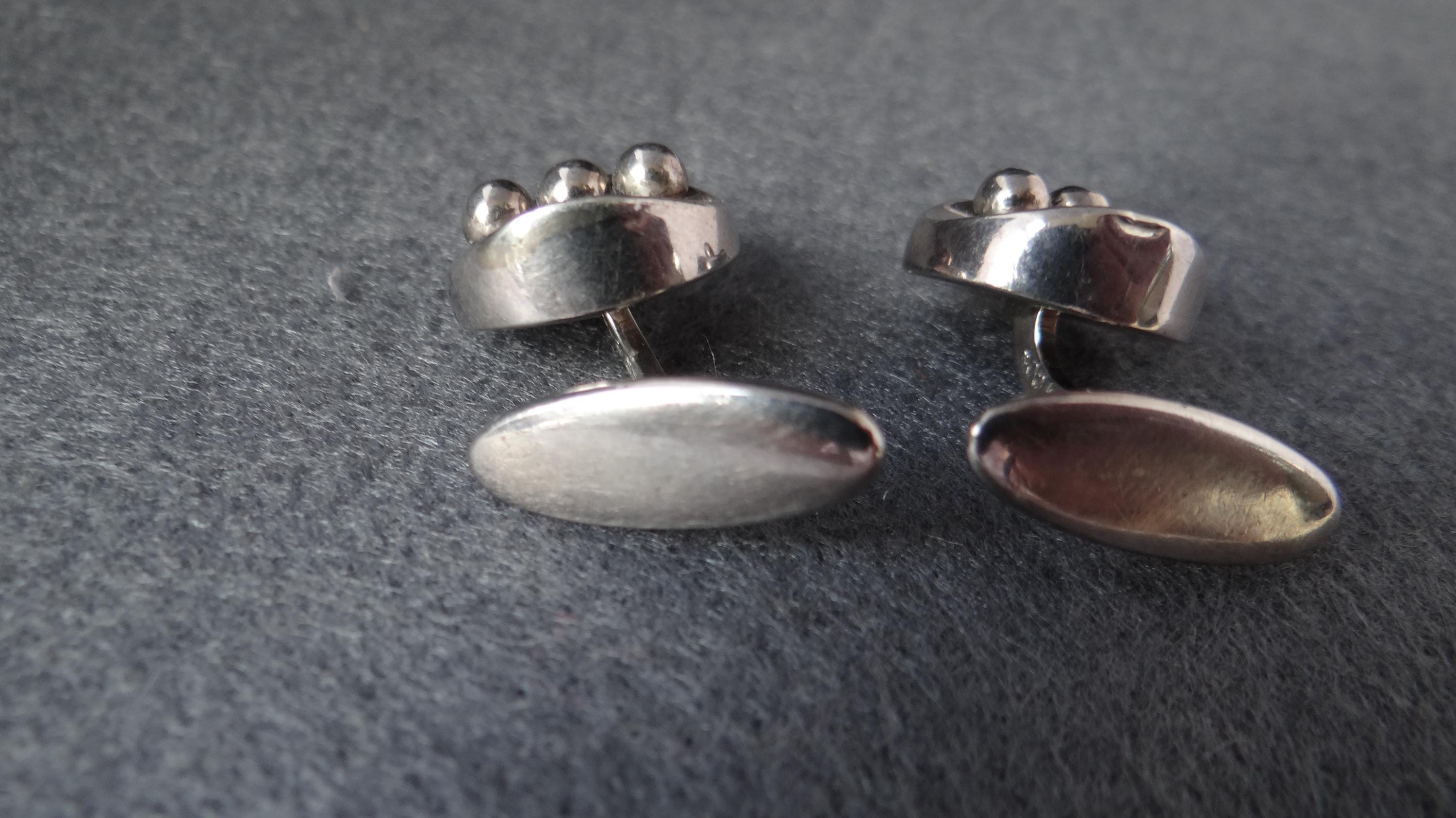 Vintage Carl Ove Frydensberg Sterling Silver 925S Cufflinks