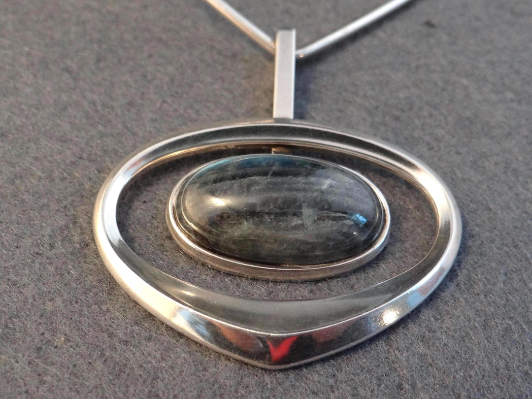 Vintage DAVID ANDERSEN by Marianne Berg Sterling Silver 925 En