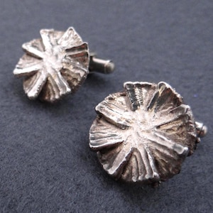 Vintage signierte &#39;GGM&#39; Sterling Silber 925er Manschettenknöpfe London Vereinigtes Königreich