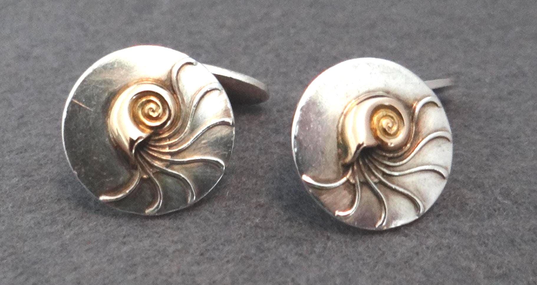 GEORG JENSEN (1933-1944) #52 Gold- and Sterling Silver 925