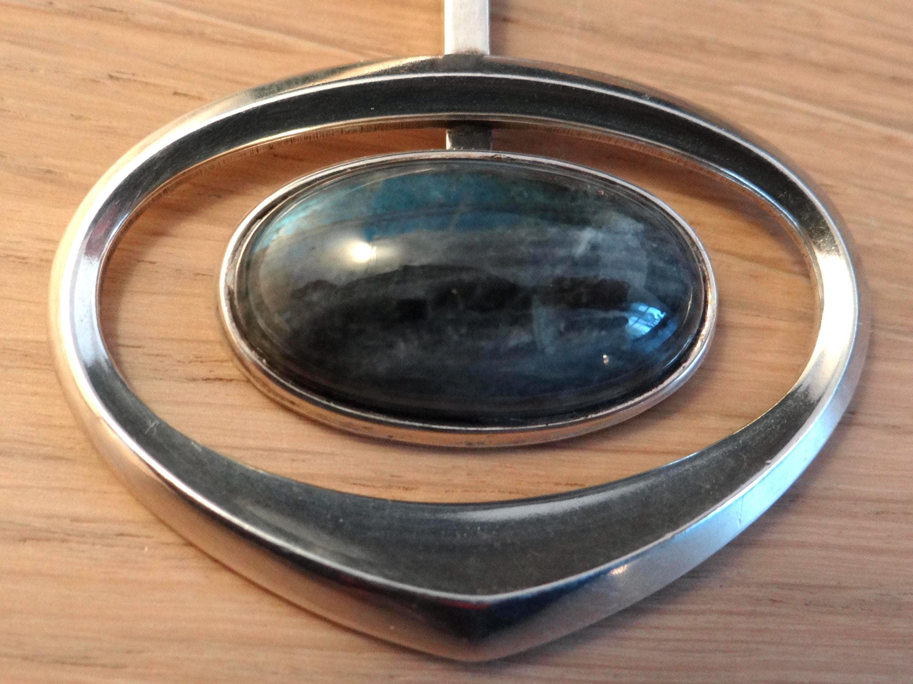 Vintage DAVID ANDERSEN by Marianne Berg Sterling Silver 925 En Vintage DAVID ANDERSEN by Marianne Berg Sterling Silver 925 En