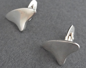 美品 ハンスハンセン HaH カフスボタン シルバー 11-26042905 ミッドセンチュリー HANS HANSEN #617 スターリングシルバー 925S