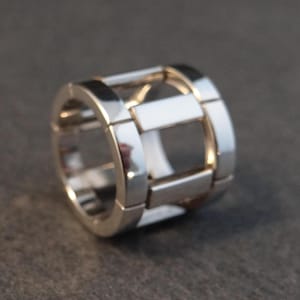 vintage GEORG JENSEN #51 sterling silver 925S wheel ring Denmark