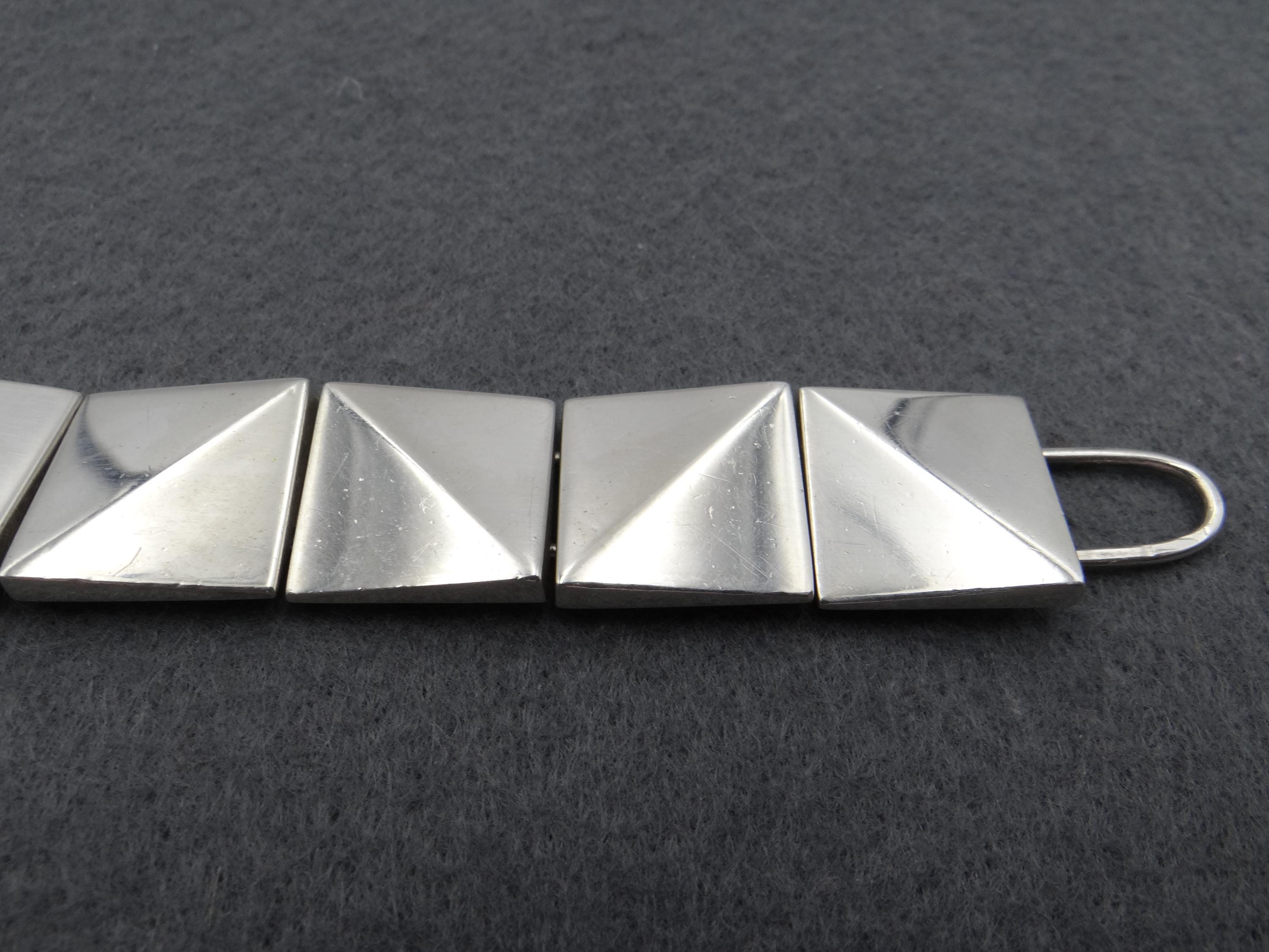 Very Rare Heavy (78 Grams) Hans Hansen Sterling Silver 925s