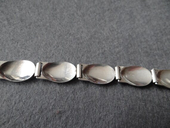 Rare Arno Malinowski for Georg Jensen (mark 1933-1944) #77 sterling silver 925s bracelet Denmark View 5