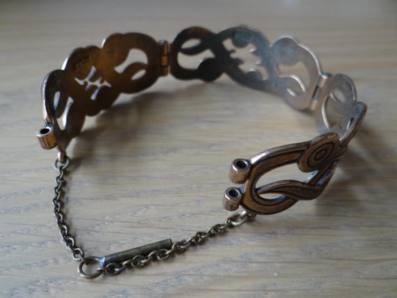 vintage Germud Paaer for Kaleva Koru bronze “Iku-Turso” bangle bracelet Finland View 4