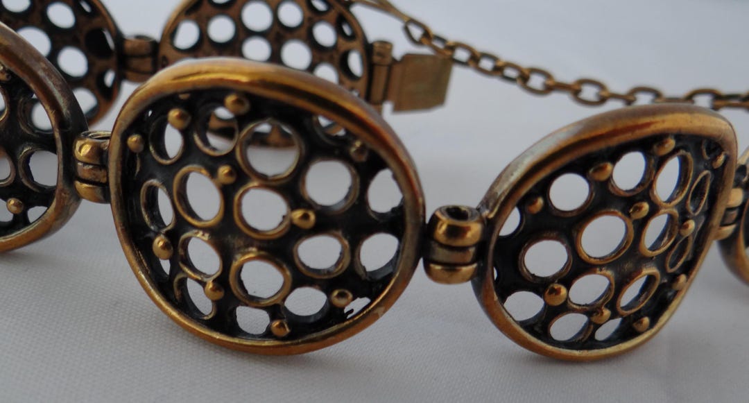 Vintage JORMA LAINE BRONZE Bracelet Finland - Etsy Australia
