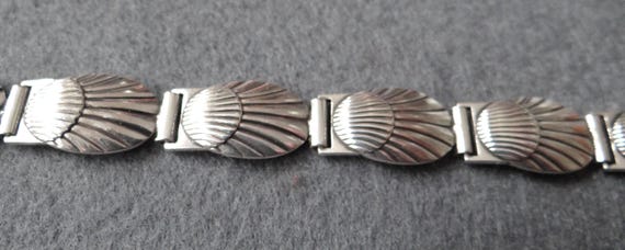Rare Arno Malinowski for Georg Jensen (mark 1933-1944) #77 sterling silver 925s bracelet Denmark