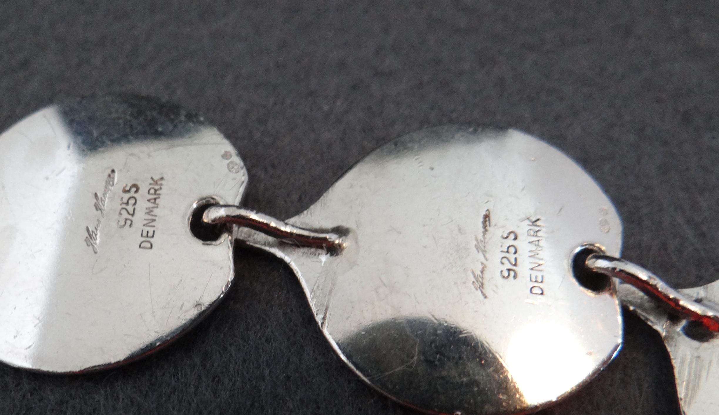 HANS HANSEN by Bent Gabrielsen Sterling Silver 925S 'LILYPAD