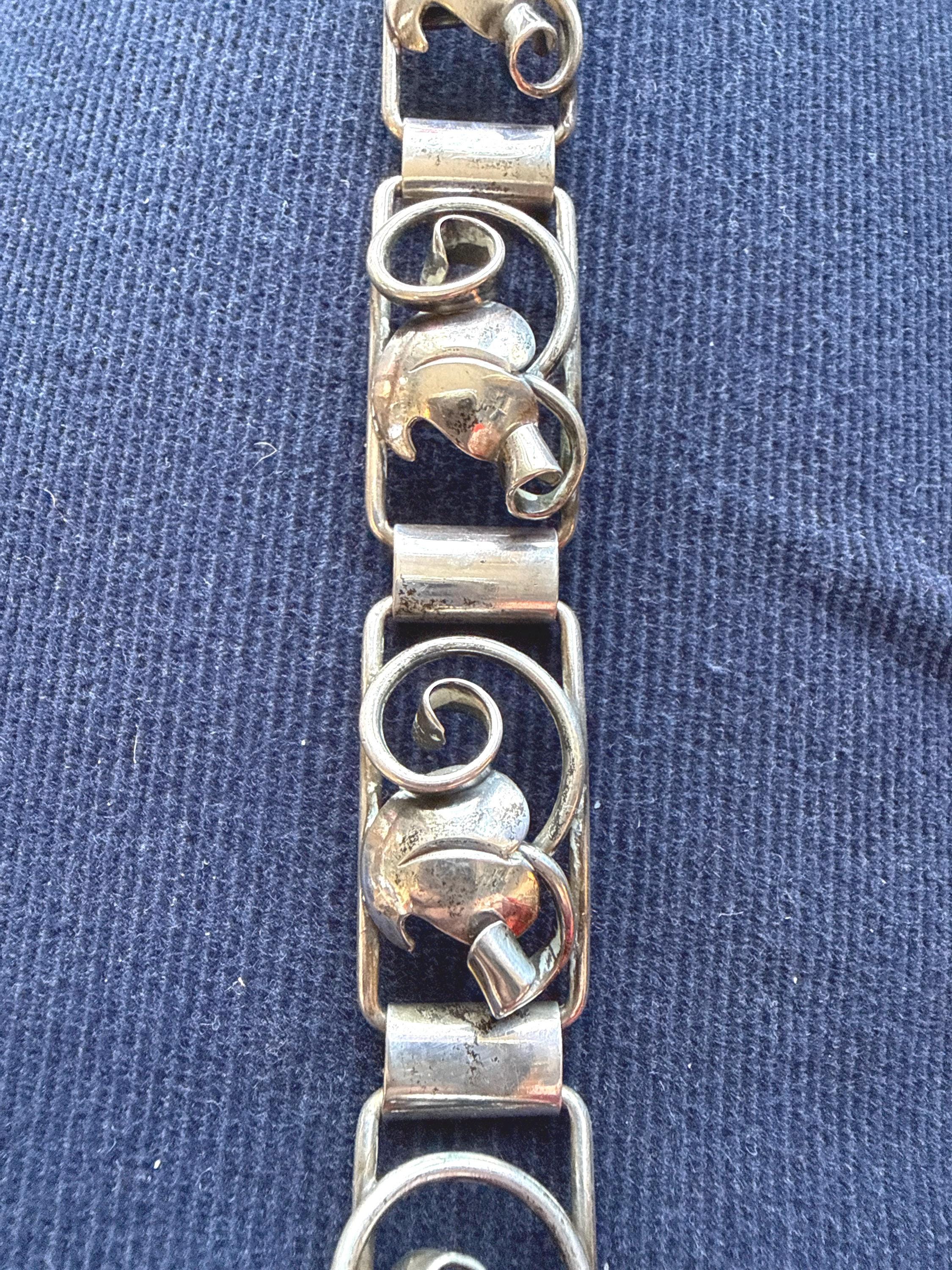 Vintage John Rasmussen Silver 830 Bracelet Denmark - Etsy