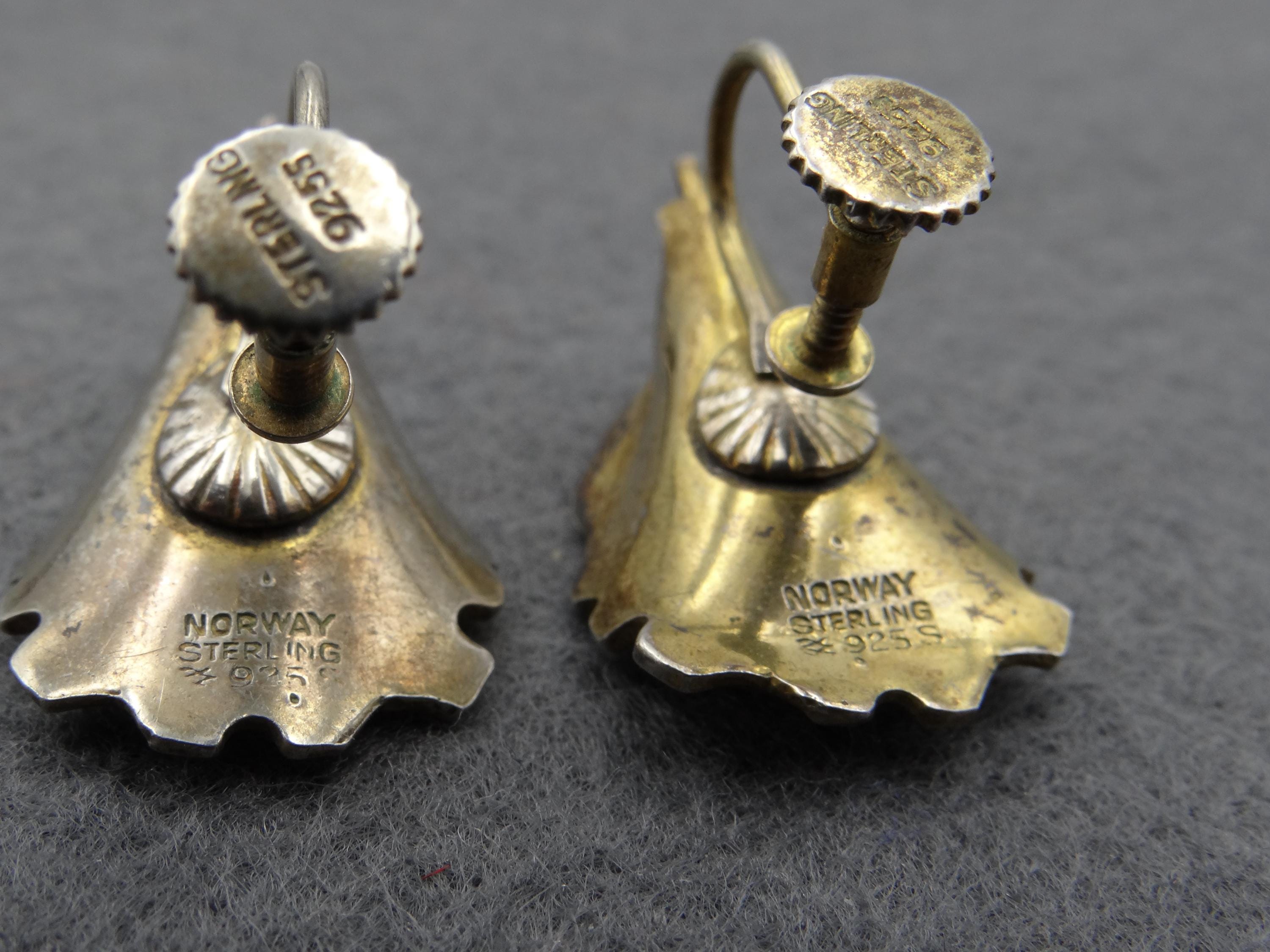 ヴィンテージセット アクセル・ホルムセン ブローチ＆イヤリング 