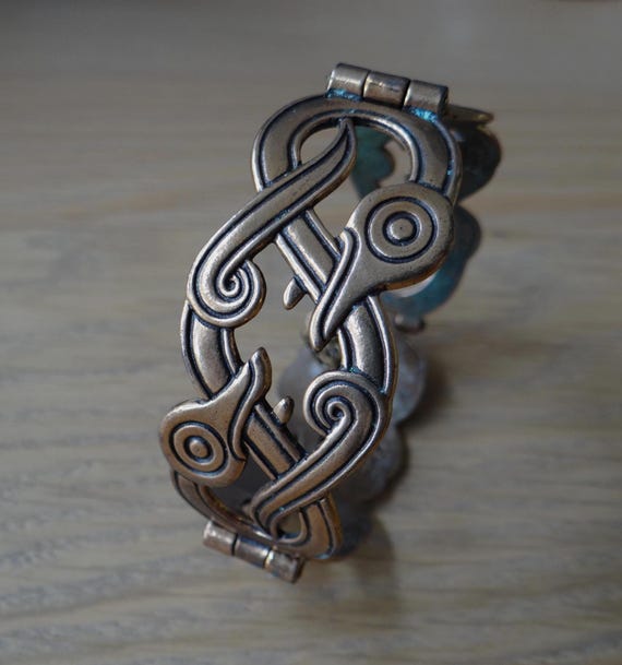 vintage Germud Paaer for Kaleva Koru bronze “Iku-Turso” bangle bracelet Finland View 2
